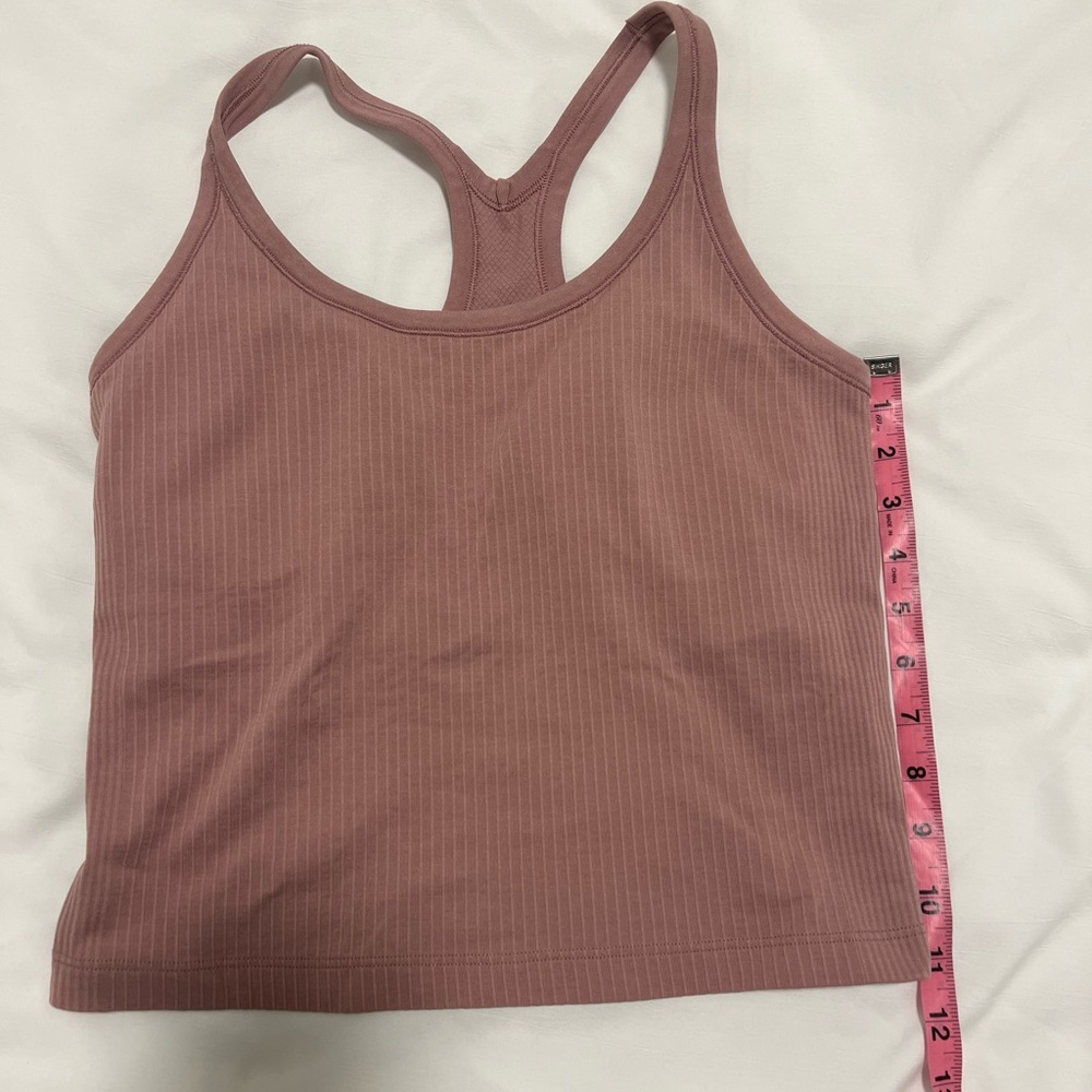 Lululemon Ebb to Street Tank Top Light Support B/C Cup -Cropped - Pink